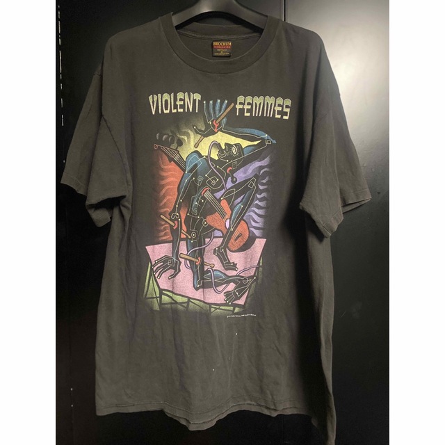 【年中無休】 90'S当時物 Violent ヴィンテージ　USA製 Tシャツ Femmes Tシャツ+カットソー(半袖+袖なし)