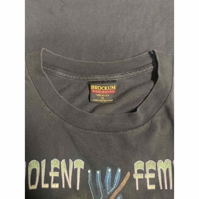 90'S当時物 Violent Femmes Tシャツ ヴィンテージ　USA製 メンズのトップス(Tシャツ/カットソー(半袖/袖なし))の商品写真