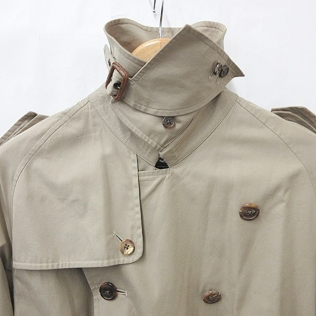 POLO RALPH LAUREN(ポロラルフローレン)のポロ ラルフローレン コート トレンチコート ロング ダブル ベージュ S メンズのジャケット/アウター(トレンチコート)の商品写真