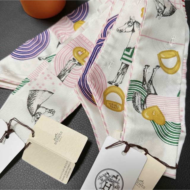 Hermes - 2本セット エルメス ツイリーの通販 by shop|エルメスならラクマ