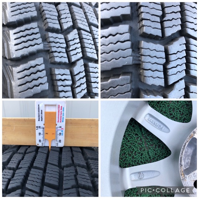 Goodyear(グッドイヤー)の【美品GOODYEAR ICE NAVI ZEA】175/70R14社外アクア等 自動車/バイクの自動車(タイヤ・ホイールセット)の商品写真