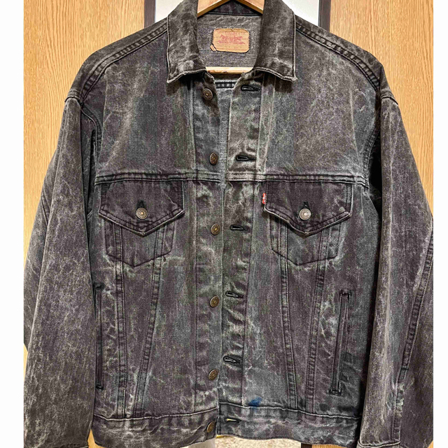 Levi's(リーバイス)のリーバイス　80’s ケミカル デニムジャケット ブラック　 メンズのジャケット/アウター(Gジャン/デニムジャケット)の商品写真