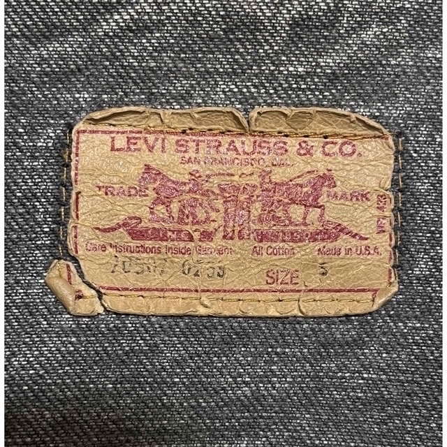 Levi's(リーバイス)のリーバイス　80’s ケミカル デニムジャケット ブラック　 メンズのジャケット/アウター(Gジャン/デニムジャケット)の商品写真