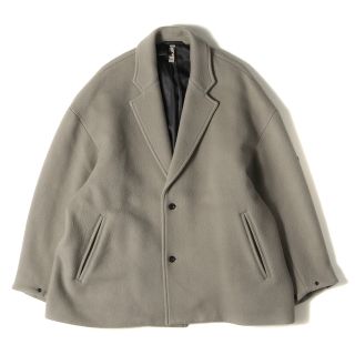 エヌハリウッド(N.HOOLYWOOD)のN.HOOLYWOOD エヌハリウッド コート ウール ナイロン チェスター フィールドコート CHESTER FIELD COAT ドロップショルダー 21AW グレー 36 アウター ジャケット ブルゾン【メンズ】【中古】(その他)