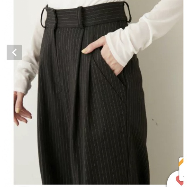 emmi atelier - 【emmi atelier】ハイウエストマニッシュパンツ0 emmi atelier - 【emmi atelier】ハイウエストマニッシュパンツ0
