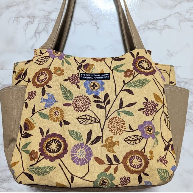 スヌーピー ハンドメイド デニムリメイク チューリップバッグ