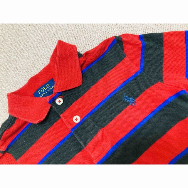 POLO RALPH LAUREN(ポロラルフローレン)の☆ポロラルフローレン☆ キッズ　長袖ポロシャツ　101〜108cm キッズ/ベビー/マタニティのキッズ服男の子用(90cm~)(Tシャツ/カットソー)の商品写真