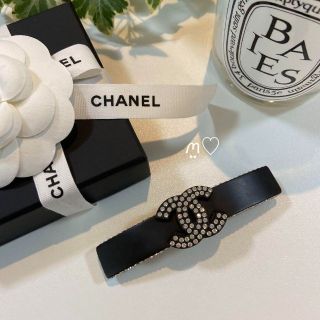 シャネル(CHANEL)のご専用☆CHANEL　シャネル　ココマークバレッタ　ブラック　ヘアアクセサリー(バレッタ/ヘアクリップ)