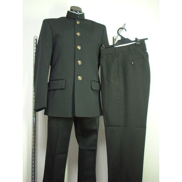 黒標準型学生服上下２点セット 上着１８０B           チョットゆとりの