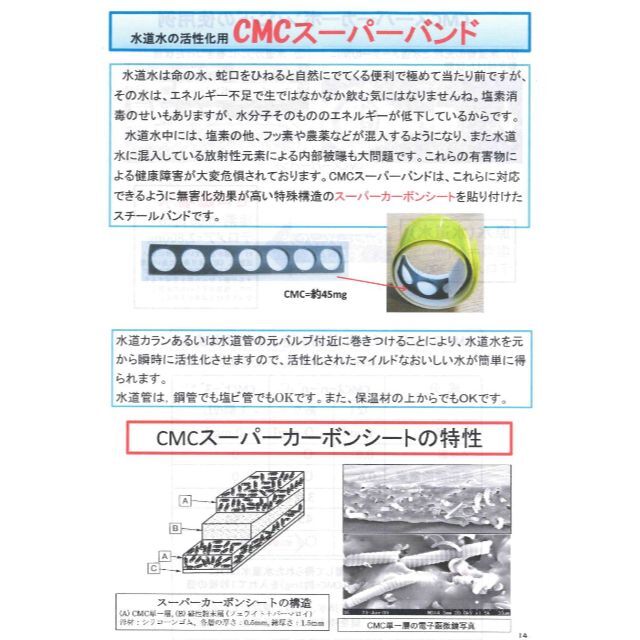 【CMCスーパーバンド／シルバー】リニューアル！ 水道水の活性化　おいしい水！ その他のその他(その他)の商品写真