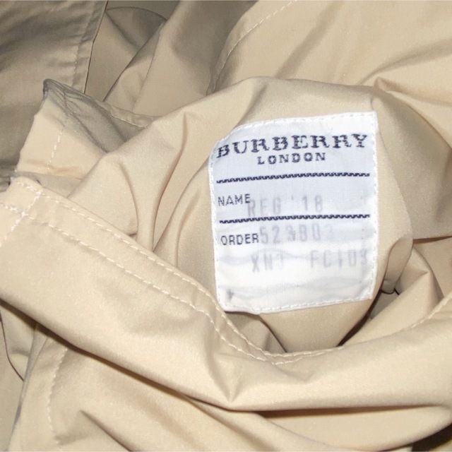 BURBERRY(バーバリー)の《バーバリー》 ステンカラーコート バルマカーンコート イングランド製 ベージュ メンズのジャケット/アウター(ステンカラーコート)の商品写真