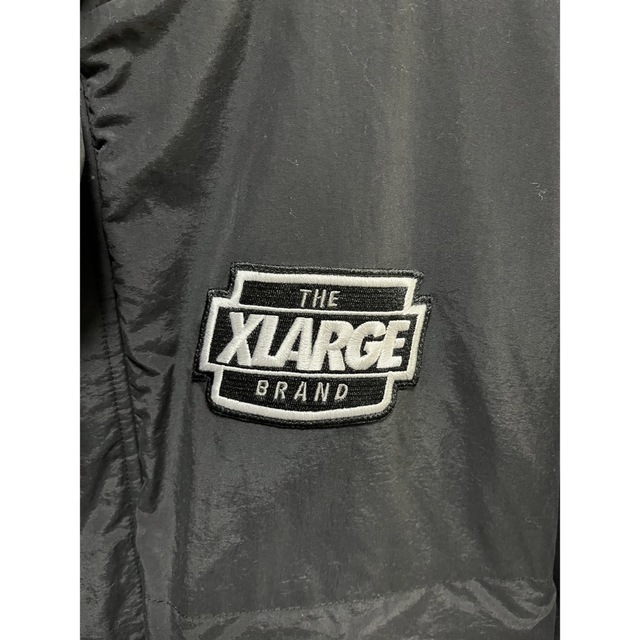 着用数回 極美品 X-LARGE  ダウンジャケット 肉厚 黒 ブラック メンズ