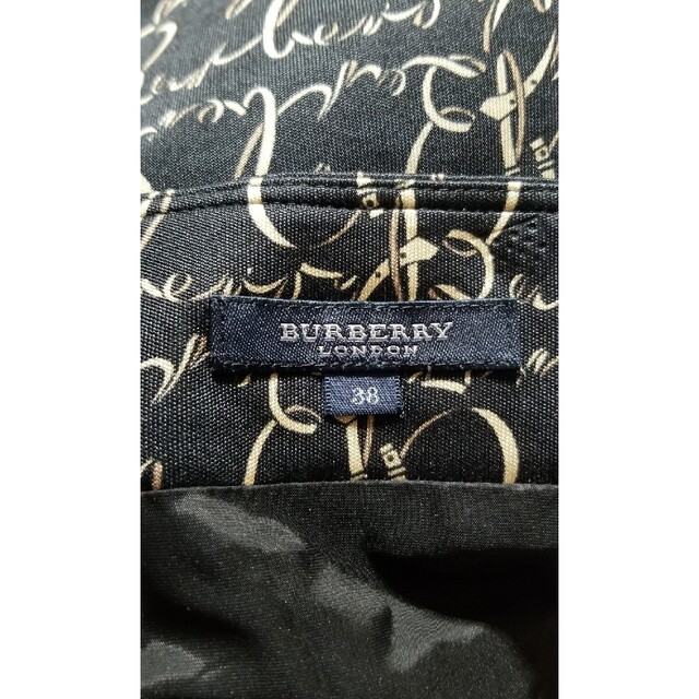 【希少デザイン・シルク100%】BURBERRY スカートセットアップ サイズM