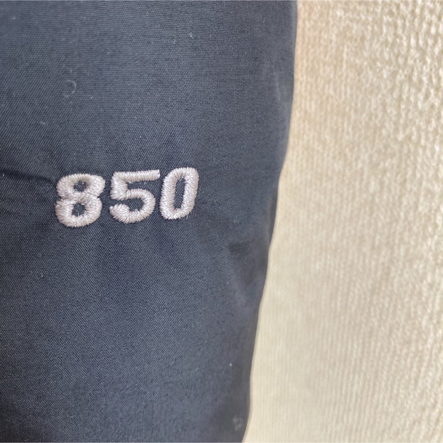 ノースフェイス ダウンジャケット 850 イエロー×ブラック レディースL