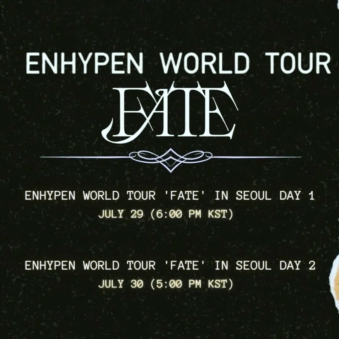 ENHYPEN(エンハイプン)のENHYPEN FATE IN SEOUL ENCORE 24.02.23～25 エンタメ/ホビーのタレントグッズ(アイドルグッズ)の商品写真