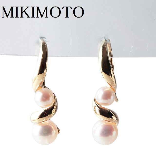 MIKIMOTO - ミキモト スパイラル ピアス PE-1293PK型 アコヤ MIKIMOTO - ミキモト スパイラル ピアス PE-1293PK型 アコヤ