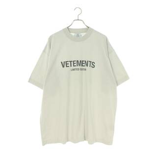 ヴェトモン(VETEMENTS)のヴェトモン 23SS UE63TR700X フロントロゴTシャツ  メンズ L(Tシャツ/カットソー(半袖/袖なし))