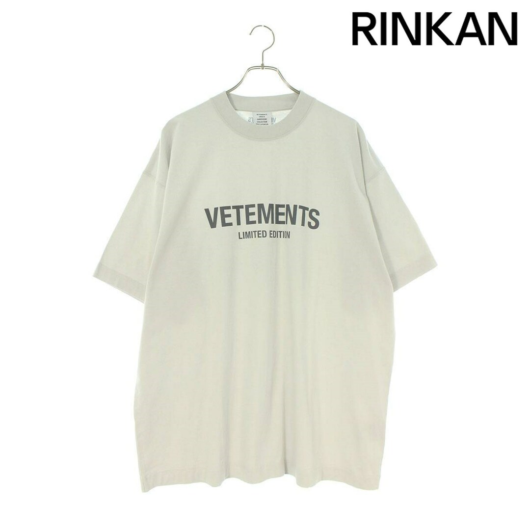 ヴェトモン　バーコードパッチロゴプリントTシャツ メンズ M