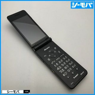 パナソニック(Panasonic)の840 SIMフリー docomo P-01J ブラック◆中古◆(携帯電話本体)