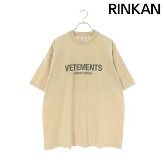 ヴェトモン(VETEMENTS)のヴェトモン  23SS  UE63TR680X フロントロゴTシャツ メンズ L(Tシャツ/カットソー(半袖/袖なし))