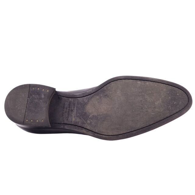 ルイヴィトン LOUIS VUITTON レザーシューズ ビジネスシューズ ダミエ ダービーシューズ 革靴 メンズ 6 1/2(25.5cm相当) ブラック