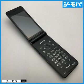 パナソニック(Panasonic)の841 SIMフリー docomo P-01J ブラック◆中古◆(携帯電話本体)