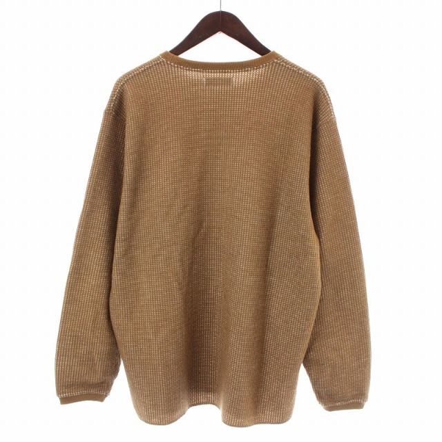 nonnative(ノンネイティブ)のnonnative Tシャツ カットソー クルーネック 長袖 2 M 茶 メンズのトップス(Tシャツ/カットソー(七分/長袖))の商品写真