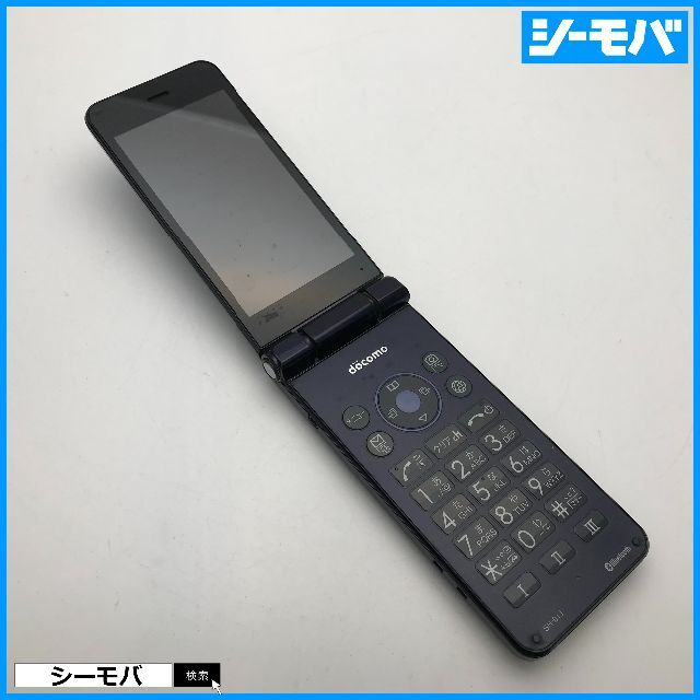 SHARP(シャープ)の844 SIMフリー SH-01J 中古ドコモガラケー docomoブラック スマホ/家電/カメラのスマートフォン/携帯電話(携帯電話本体)の商品写真