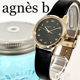 53 agnès b アニエスベー時計　レディース腕時計　ソーラー　ゴールド