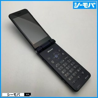 シャープ(SHARP)の649 SIMフリー SH-01J 中古ドコモガラケー docomoブラック(携帯電話本体)