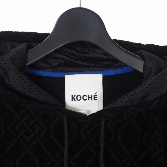 コシェ KOCHE 21AW ロゴ ジャガード パーカー フーディー M | www