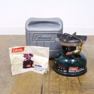 コールマン(Coleman)のコールマン Coleman ストーブ MODEL 508A STOVE スポーツスター2 1991年製 1月 ケース付き キャンプ アウトドア(ストーブ/コンロ)