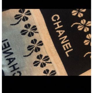 【超希少】CHANEL シャネル マフラー ストール ココマーク クローバー