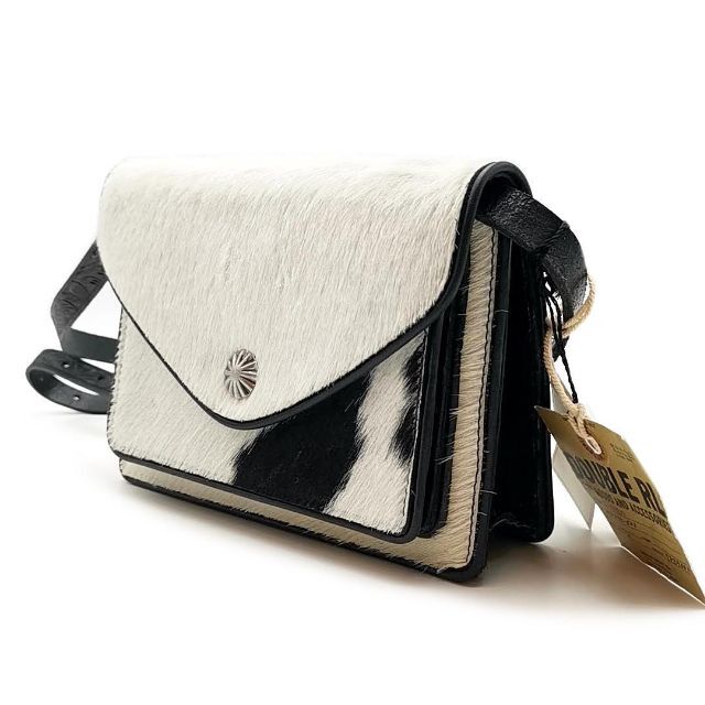超美品 ダブルアールエルRRL ショルダーバッグ ハラコ 03-23011611