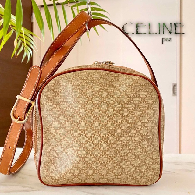 celine - 超美品 CELINE オールドセリーヌ マカダム柄 レザー