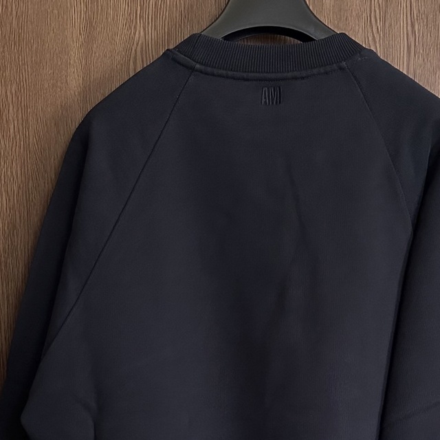 黒XL新品 AMI Paris アミ グラフィック ロング Tシャツ ブラック