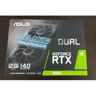 エイスース(ASUS)のASUS RTX3060 DUAL-RTX3060-12G-V2(PCパーツ)