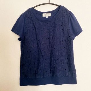 ロペピクニック(Rope' Picnic)のROPE PICNIC ロペピクニック 花柄レース 半袖 トップス M(Tシャツ(半袖/袖なし))