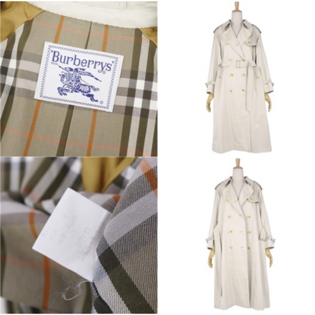 BURBERRY(バーバリー)の美品 Vintage バーバリー Burberrys コート トレンチコート レディースのジャケット/アウター(トレンチコート)の商品写真
