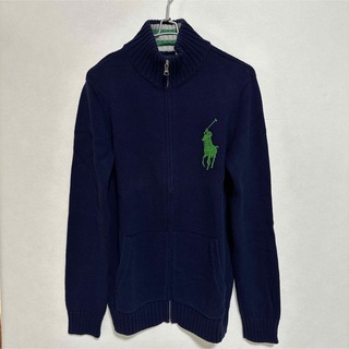 ポロラルフローレン(POLO RALPH LAUREN)のラルフローレン　ニットジャケット　ビッグポニー刺繍(ニット/セーター)