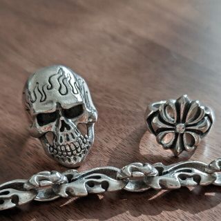 ※3seko3様専用シルバー925 アクセ リング chrome hearts(リング(指輪))