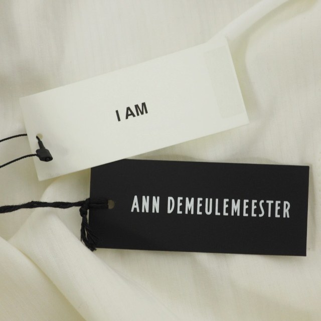 Ann Demeulemeester(アンドゥムルメステール)のアンドゥムルメステール  ストライプシャツ 長袖シャツ 36 白 メンズのトップス(シャツ)の商品写真