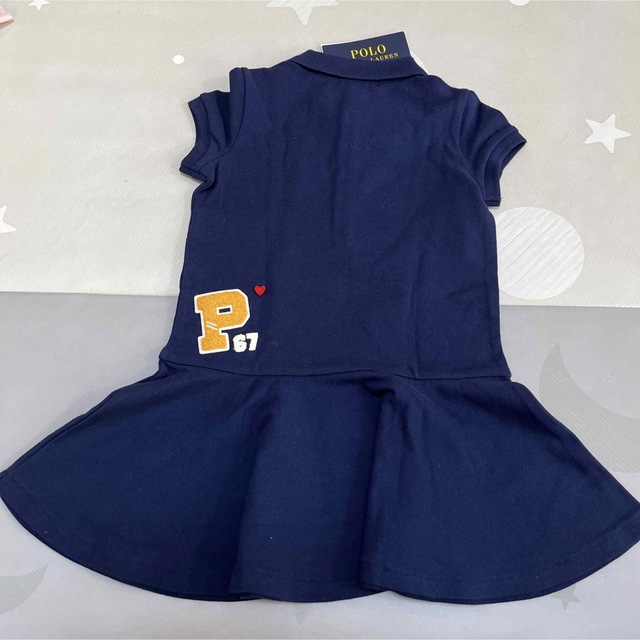 POLO RALPH LAUREN(ポロラルフローレン)の新品　ポロ　ラルフローレン　ワンピース　100 キッズ/ベビー/マタニティのキッズ服女の子用(90cm~)(ワンピース)の商品写真