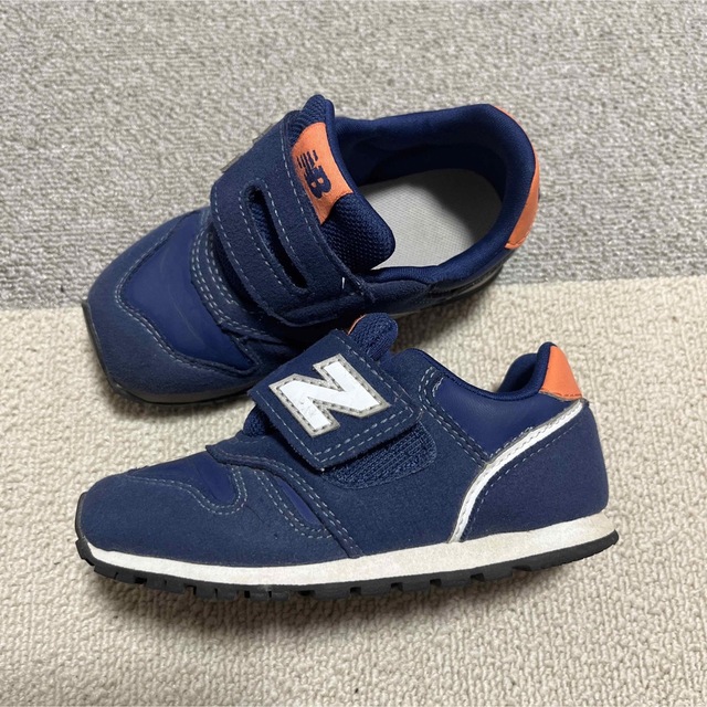 New Balance(ニューバランス)のニューバランスベビーキッズ373ネイビーブルー15cm キッズ/ベビー/マタニティのキッズ靴/シューズ(15cm~)(スニーカー)の商品写真