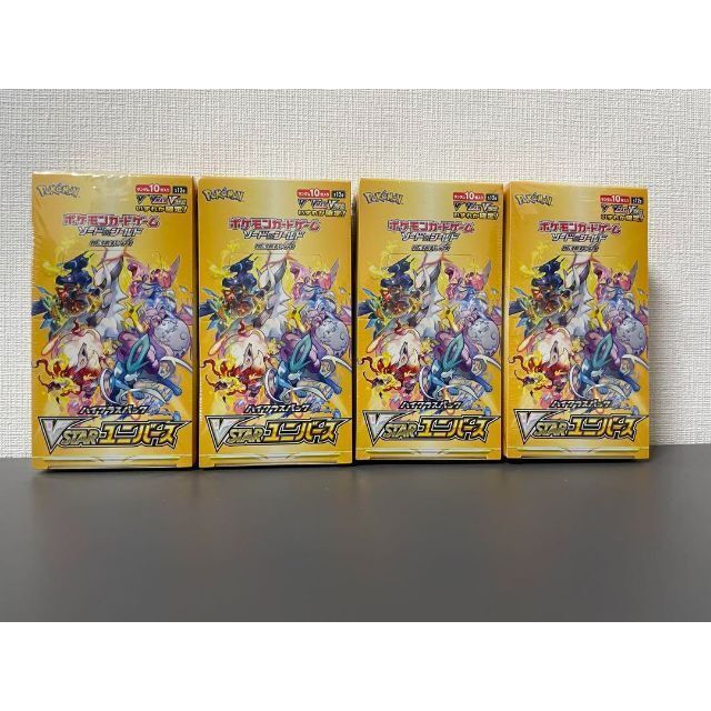 ネット ポケモンカードVSTARユニバース シュリンク付き 4BOX | www