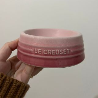 ルクルーゼ(LE CREUSET)のルクルーゼ　ペット用食器（ピンク）(犬)