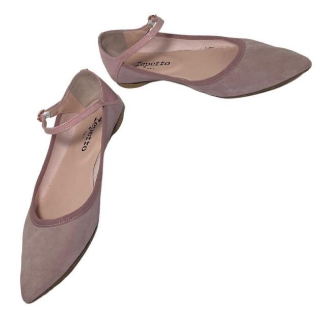 repetto(レペット)の★大人気★レペット　バレエシューズ　クレメンス　スエード　エナメル　コンビ　39 レディースの靴/シューズ(バレエシューズ)の商品写真