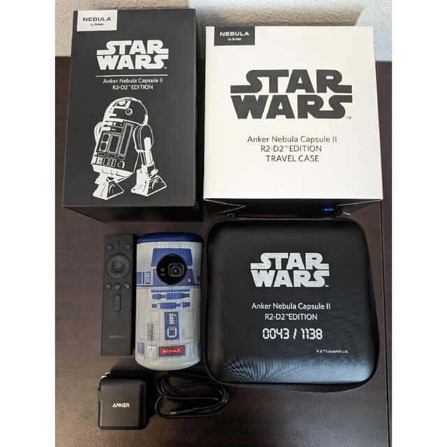 Anker(アンカー)のAnker Nebula Capsule II R2-D2 Edition スマホ/家電/カメラのテレビ/映像機器(プロジェクター)の商品写真