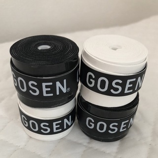 ゴーセン(GOSEN)のGOSEN グリップテープ 4個★迅速発送 白 黒 ゴーセンマイバチ✳︎色変更可(その他)