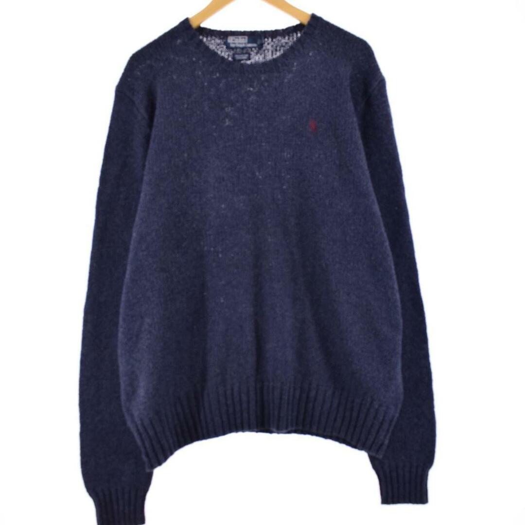 Ralph Lauren(ラルフローレン)の古着 ラルフローレン Ralph Lauren POLO by Ralph Lauren コットンニットセーター メンズXL /eaa314156 メンズのトップス(ニット/セーター)の商品写真